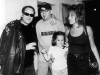 La familia con Johnny Burning en San Antonio de Benagéber, Valencia (2000)
